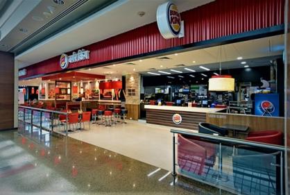 Outside a Burger King outlet, Mumbai-India designed by Professional Interior Decorators in Dubai UAE